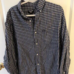 Ralph Lauren Jeans Co. Plaid Button-Down Shirt – Men’s Large
